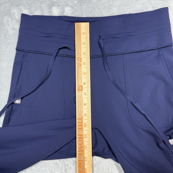 Figs High Waisted Navy Flare Seville Scrublegging Scrub Pant Large 1000042 - Picture 9 of 14